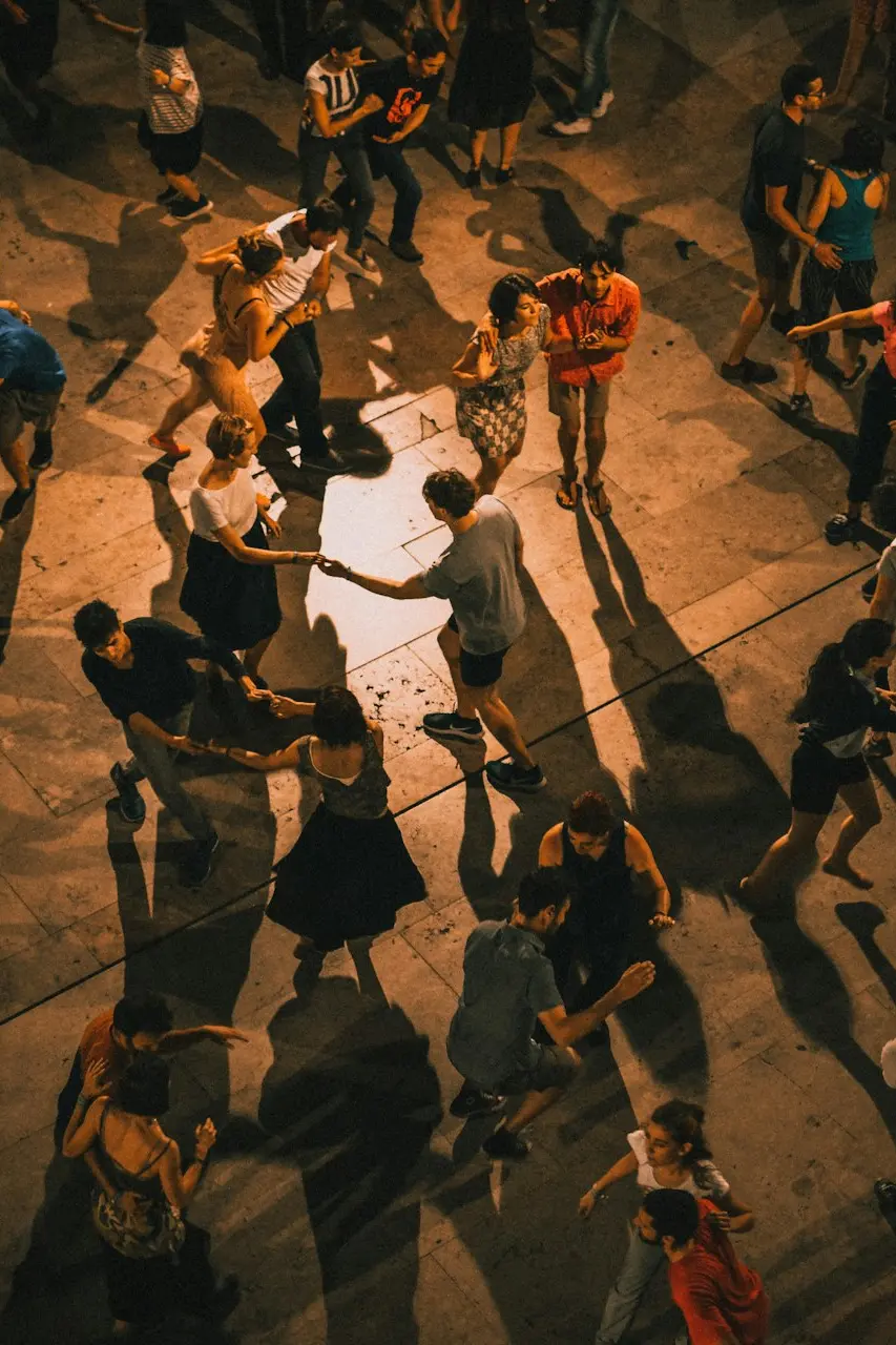 group of people dancing